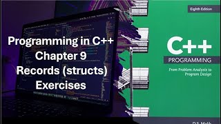 Programming in C Chapter 9 Records structs Exercises 91 to 93 [upl. by Ahsemaj365]