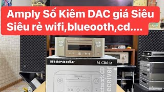 Amply Số ALL IN ONE 🩸MARANTZ MCR612 chơi đa tính năng Cdamplydacusbwifiblueootdac audio [upl. by Annayar]