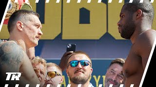 Oleksandr Usyk amp Daniel Dubois WeighIn for Unified Heavyweight Championship Fight  HIGHLIGHTS [upl. by Netnerb157]