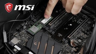 MSI Pro Cast16 –Easy M2 SSD RAID 0 Configuration Setup  Gaming Motherboard  MSI [upl. by Elenahc]