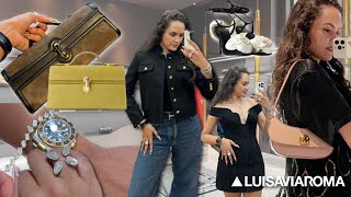 NEW Luisaviaroma Store Tour Barneys Pop Up amp BLING Luxury Shopping Vlog [upl. by Aniuqal171]