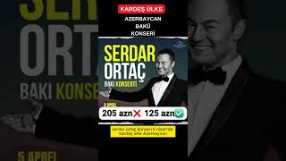 SERDAR ORTAÇ AZERBAYCAN BAKÜ KONSERİ [upl. by Laddie813]