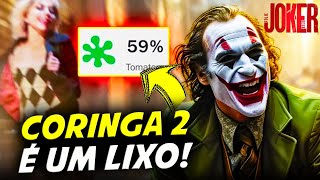 CORINGA 2 É HORRÍVEL CRÍTICOS ASSISTIRAM E ODIARAM O FILME  JOKER FOLIE À DEUX [upl. by Ailyn]