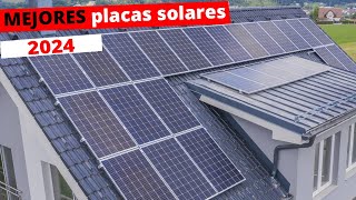 Los 5 MEJORES paneles solares para casas en 2024 [upl. by Tench936]