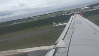 Avianca Star Alliance AV119 SDQBOG Pushback Safety Video Engine Start Takeoff at Santo Domingo [upl. by Vokay679]