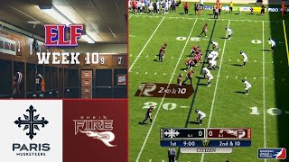 Paris Musketeers VS Rhein Fire  Highlights ELF  Week 10 [upl. by Nomit]