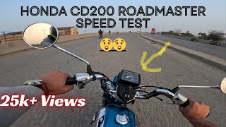 Wow Speed Demon Test Driving the Restored 1980 Honda CD200 Roadmaster [upl. by Kwei]