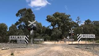 Finnegans Lane Railway Crossing Beaufort [upl. by Lazar490]