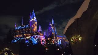 The Most Magical Light Show at Universal Studios Harry Potter [upl. by Battat]