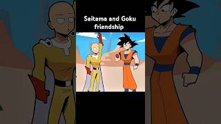 Saitama or Goku friendship animation edit anime goku shorts edit viralvideo [upl. by Bathsheb650]