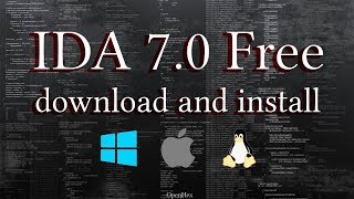 IDA 70 Free How to download on linux or Windows and Mac ENG [upl. by Crissie]