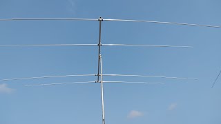 KV1217SLIM Yagi dual banda 4 elementos 1217m Compacta  KV ANTENAS [upl. by Thorr]