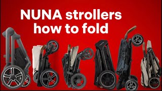 Nuna Strollers How to Fold [upl. by Della]