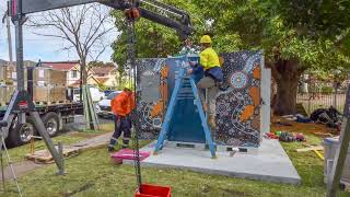 Ausgrid Community Battery Installation  Cabarita [upl. by Atelahs660]