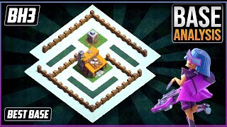 THE BEST BH3 TROPHYdefense Base 2022 Builder Hall 3 Trophy Base Design with Copy Link  COC [upl. by Anelrac]