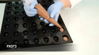 How to make quenelles PAVOFLEX QUENELLE 3D silicone molds [upl. by Atinor]