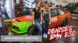 BMW E30 Drift  Driftkönigin Denise Ritzmann  CarGirls  Lisa Yasmin [upl. by Adele]