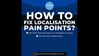 How to fix localisation pain points shorts [upl. by Edelsten644]