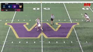 Ephs Highlights Williams Womens Lacrosse vs Hamilton  April 11th 2023 [upl. by Stormie]