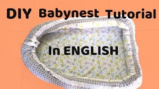 DIY  Babynest  Newborn Bed  Step by Step Tutorial  How to sew your own Affordable Dockatot [upl. by Daraj]