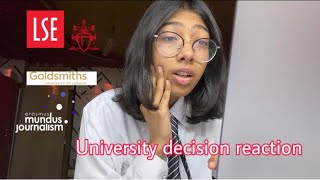 University Applications decision reaction 2023 🤯 LSE Erasmus Goldsmiths ✅❌ raw reaction [upl. by Desiree]