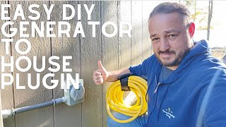 Easy DIY Generator to House Plugin [upl. by Anehc]