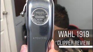 WAHL 1919  100 YEAR ANNIVERSARY CORDLESS CLIPPER REVIEW  Bald Fade Tutorial [upl. by Nelo]