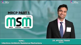 MSM Series  MRCP Part 1  InfectionsAntibiotic resistance mechanisms  Dr Apoorv TiwariStudyMRCP [upl. by Eca]