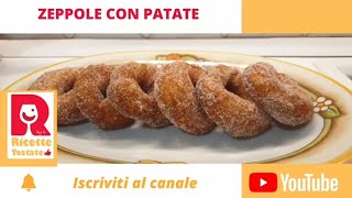 Zeppole con patate morbidissime  dolci di Natale  Ricette Testate [upl. by Temhem]