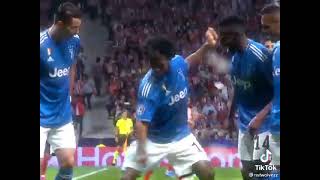 Juan Cuadrado hits a goal and Dance [upl. by Valer]