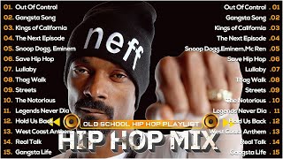 90S BEST RAP MIX  OLD SCHOOL HIP HOP PLAYLIST  SNOOP DOGG 2PAC 50 CENT EMINEM [upl. by Shult]