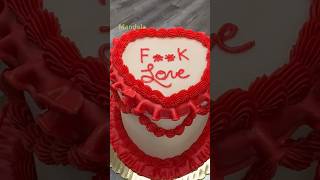 Making a bleeding heart cake [upl. by Fulks]