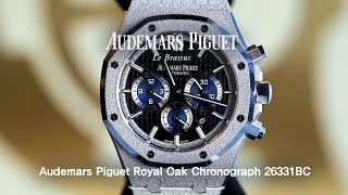 Audemars Piguet Royal Oak 41 Frosted White Gold 26331BCGG1224BC03  Eleven Eleven NY 1111NY [upl. by Eirual]