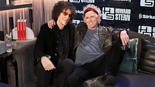 Keith Richards Makes His ‘Howard Stern Show’ Debut [upl. by Cacilia25]