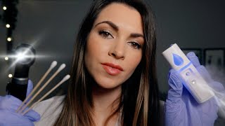 ASMR Ear Doctor Otoscope Ear Exam amp Ear Cleaning ♡ In Ear Whispers ♡ Massage [upl. by Essex]