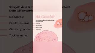 what is salicylic acid  salicylicacid BHA skincare salicylicacidfacewash [upl. by Enyawad]