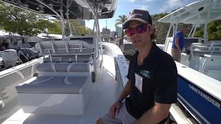 Contender 35 ST and Sportsman 282 Suncoast Boat Show 2019 [upl. by Norman]