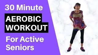 30 Minute Cardio For Active Agers  Senior Aerobic Workout [upl. by Irot]