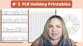 Make Holiday PLR Templates  🤑 To SELL in your shop [upl. by Remy]