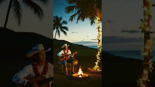 Paniolo Christmas Eve 🌴🤠🤙 AI Israel Kamakawiwoʻole Hawaiian Ukulele Song [upl. by Brucie216]