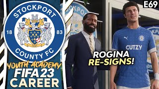 THE NEXT ZLATAN RETURNS  FIFA 23 YOUTH ACADEMY CAREER MODE  STOCKPORT EP 69 [upl. by Annaid48]