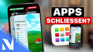 Schließe KEINE Apps im iPhone Multitasking Außer aus diesen Gründen  NilsHendrik Welk [upl. by Brandtr968]