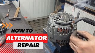 How to Repair Alternator VALEO Volkswagen Seat Skoda Audi [upl. by Ely38]