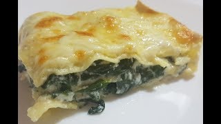 Easy Lasagna with Spinach Recipe [upl. by Ithaman453]