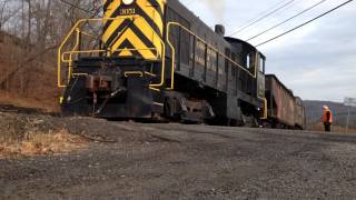 Cooperstown and Charlotte Valley Railroad GG1 move [upl. by Mensch]