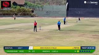 Live Cricket Match  TRITON vs INVICTUS  07Jun24 0749 AM 20 overs  SSPL SEASON 1  CricHeroes [upl. by Llerrej]