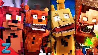 quotThe Foxy Songquot Full Series  Minecraft FNAF Animation Music Video [upl. by Fini]