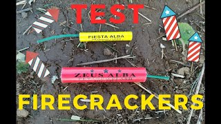 FIRECRACKERS TEST  Fiesta alba vs Zeus alba [upl. by Zelde]