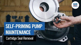 SelfPriming Pump Maintenance  Cartridge Seal Removal [upl. by Aromas]