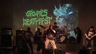 Turbidity Live at Groupies Deathfest4 2018 3 [upl. by Kipp48]